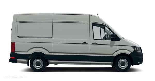 Volkswagen Crafter Crafter 35 Furgon z wysokim dachem silnik: 2,0 l EU6 SCR 140 KM / skrzynia biegów: Przedni napęd manualna 6-biegowa rozstaw osi: 3640 mm