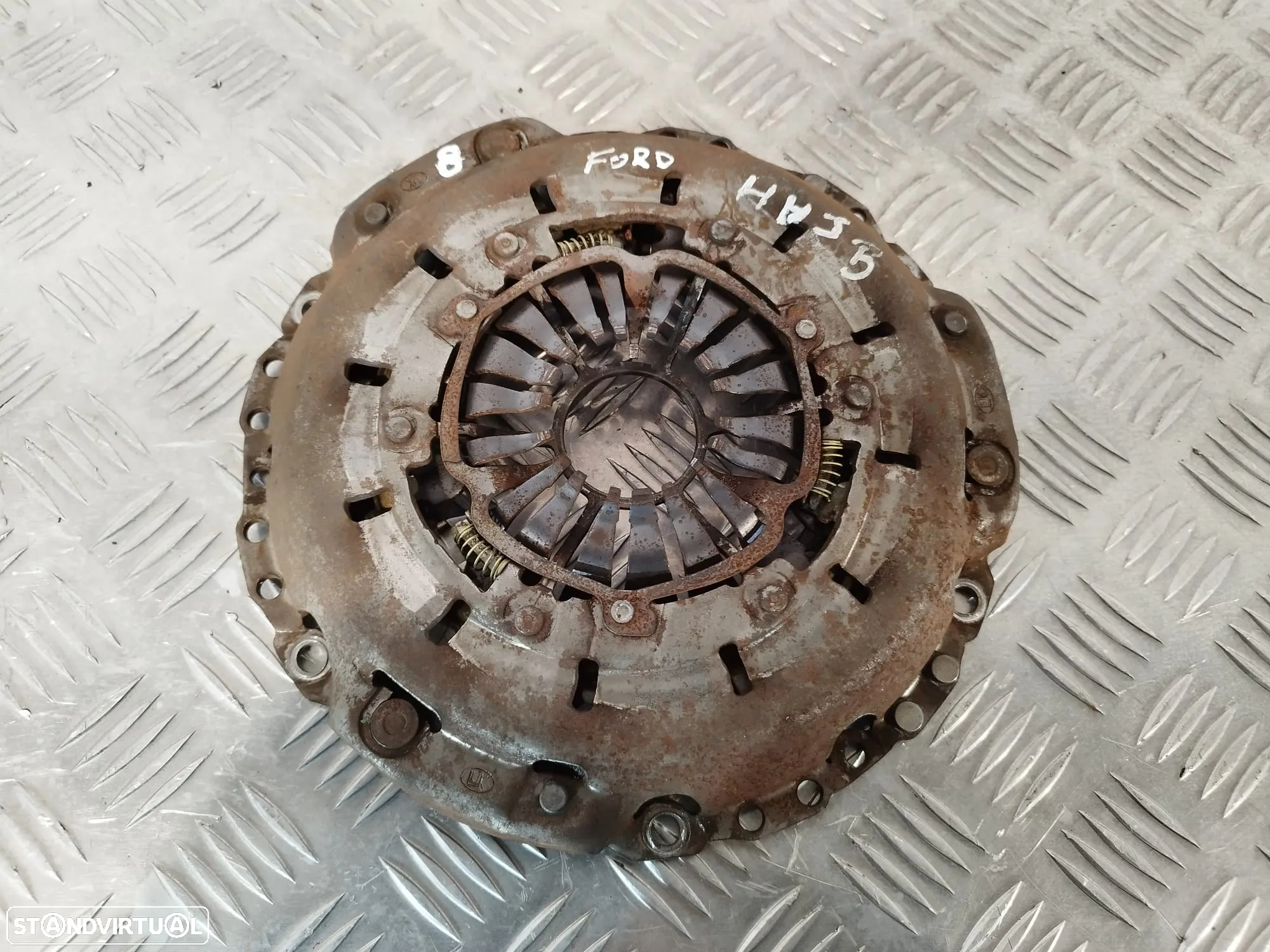 EMBRAIAGEM MONOMASSA FORD FIESTA V 5 MK5 1.6 TDCI 16V 90CV HHJB 5S617550CA 9649014980 9653455980 FUSION FOCUS II 2 MK2 PEUGEOT 307 - 11