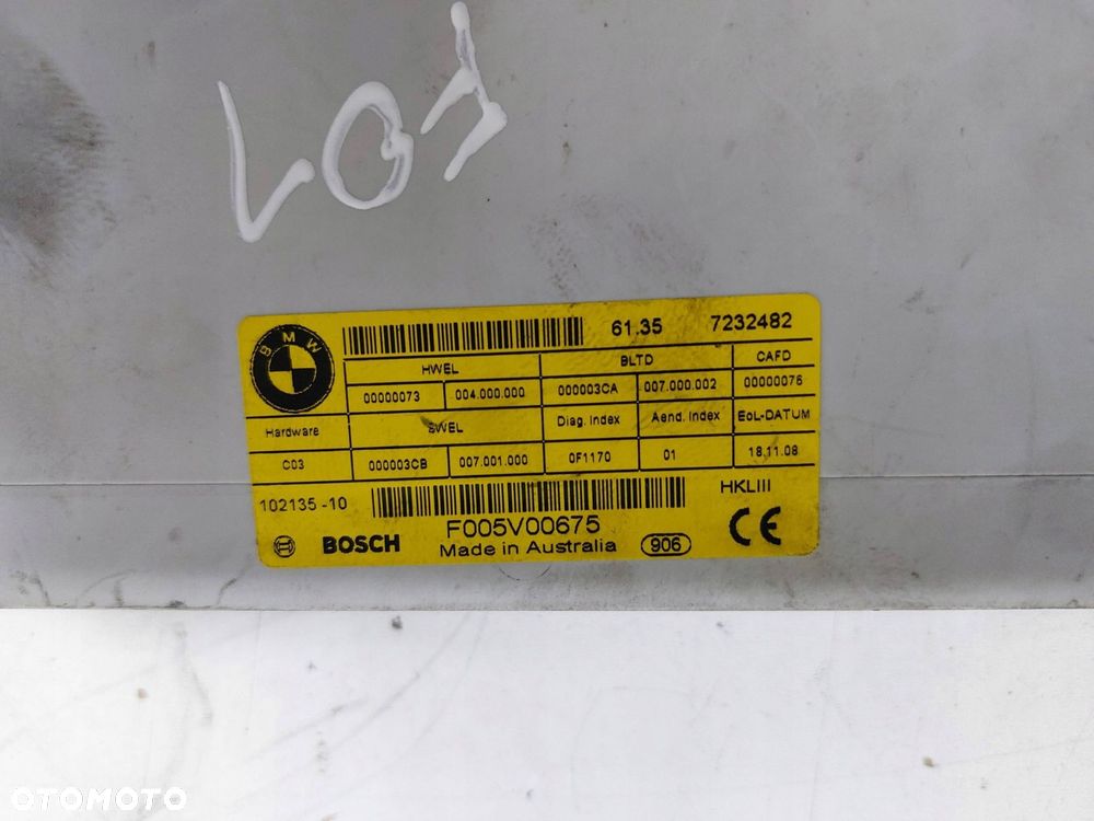 bmw 7 f01 f02 moduł sterownik klapy bagażnika 7258363 - 3