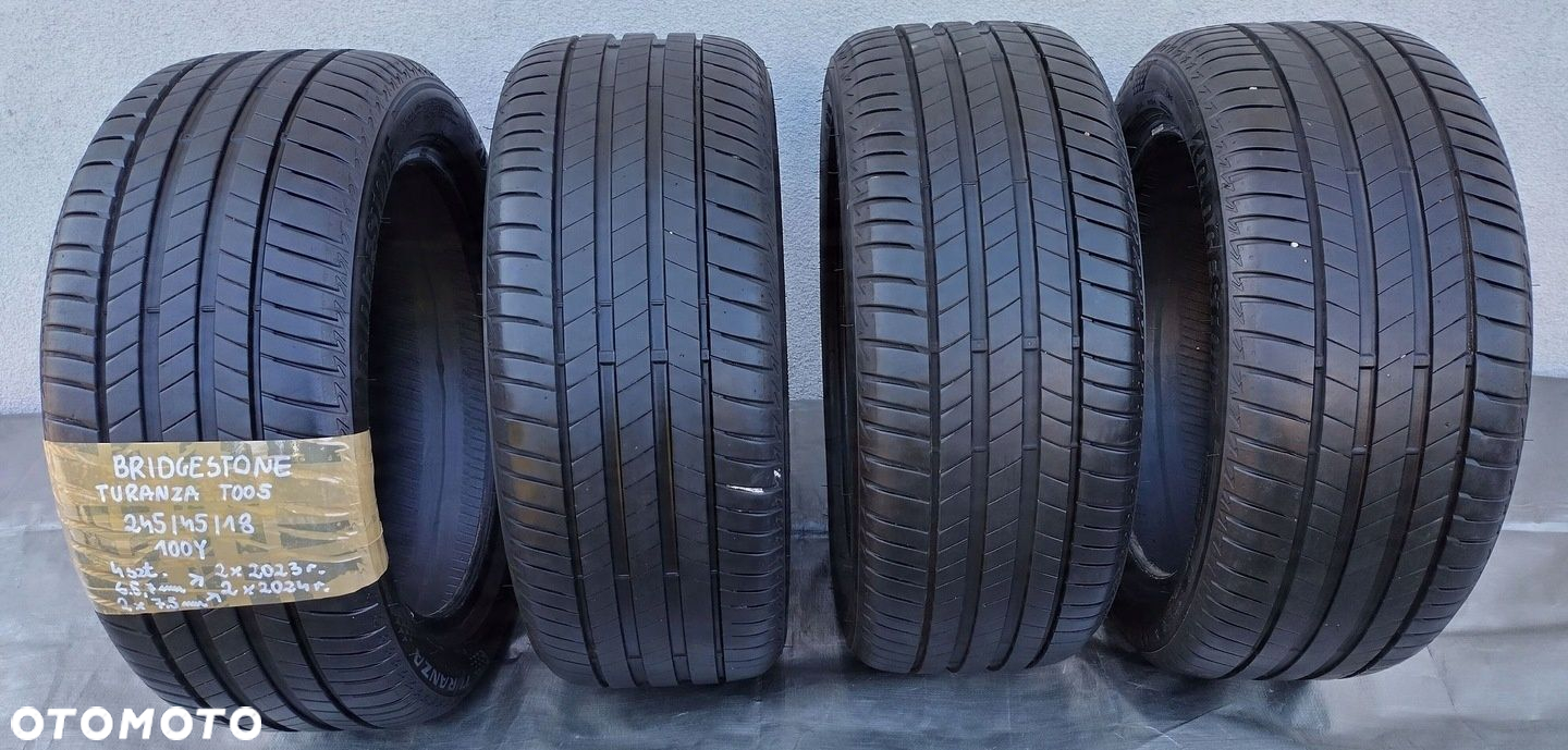 OPONY LETNIE BRIDGESTONE TURANZA T005 245/45 R18 100Y 6.5-7.5 MM 23/24 ROK - 7