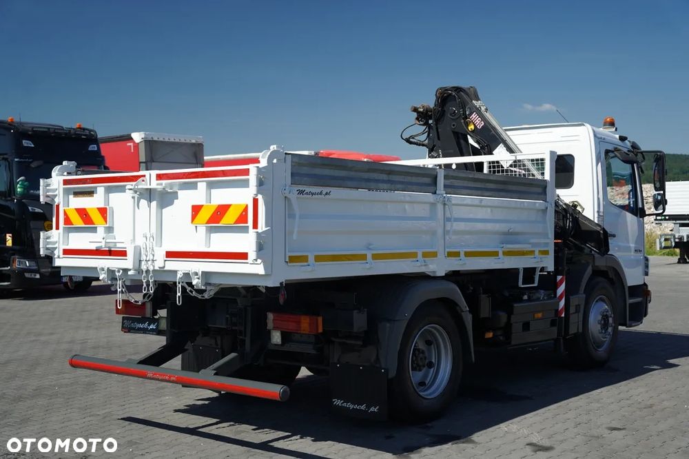 Mercedes-Benz ATEGO 15.24 / 4X2 / WYWROTKA + HDS HIAB 088 BS-2  /   ROTATOR /MANUAL - 11