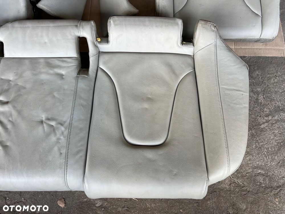 AUDI A4 B8 FOTELE KANAPA SKÓRA JASNA KOMPLET GRZANE ELEKTRYCZNE - 4