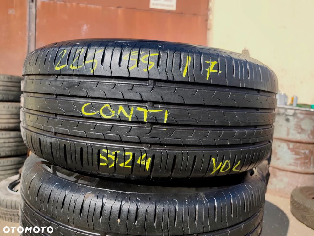 225/55R17 97W 101Y Opony Letnie Lato CONTINENTAL EcoContact 6 PremiumContact 6 5,5mm 24-22r. Legnica ALU-RAD 225/55 - 4