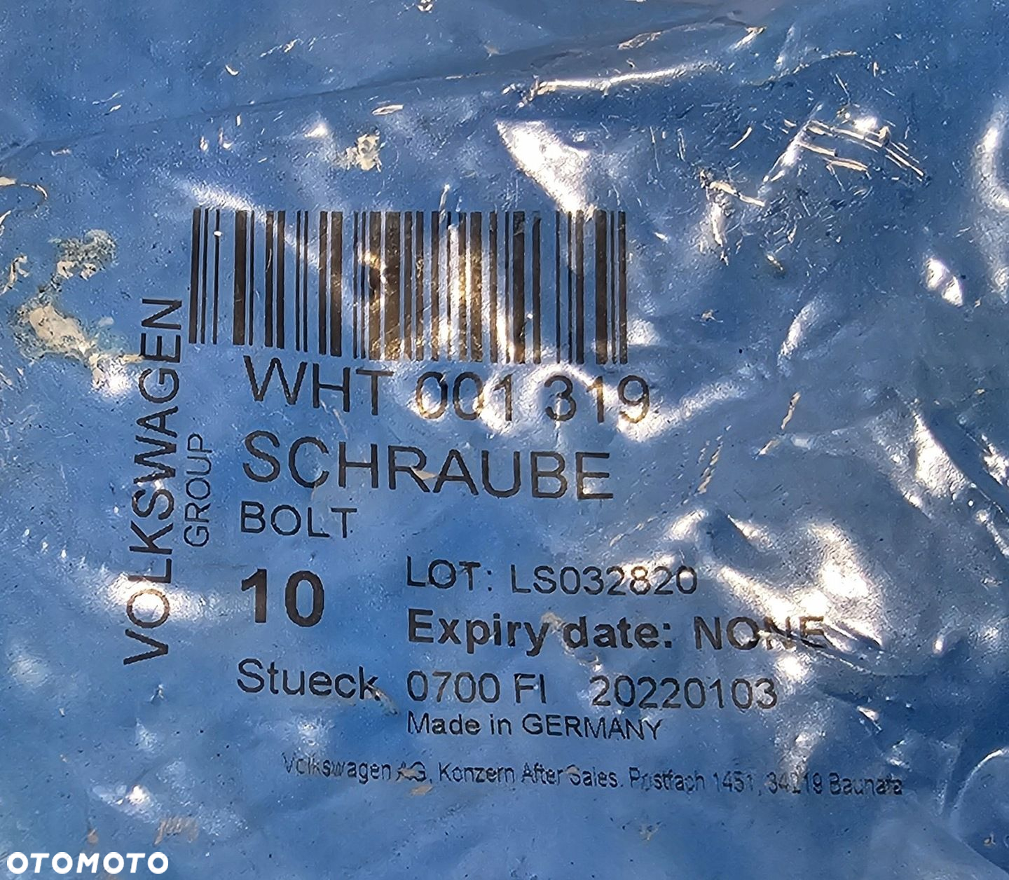 10x NOWA ORYGINALNA ŚRUBA KORBOWODU VW SEAT SKODA AUDI CUPRA 2.0 TSI TFSI - 3