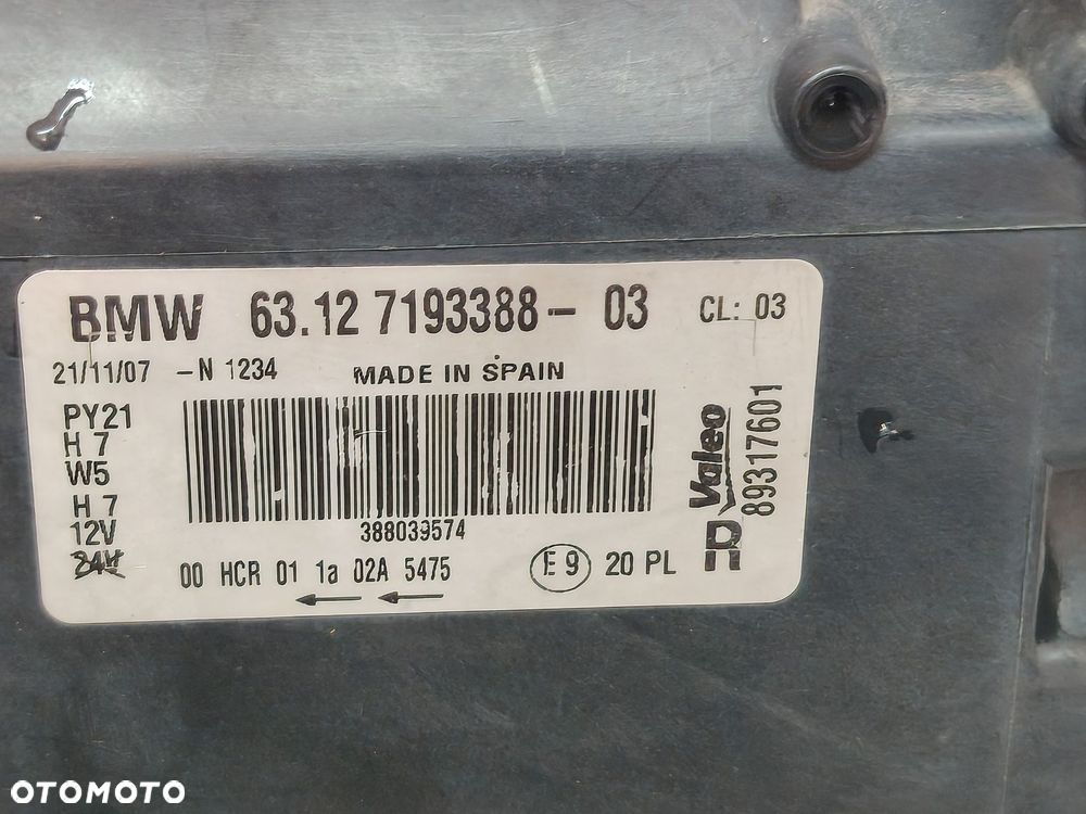 BMW 1 E87 7193388 LAMPA PRZÓD PRZEDNIA PRAWA  EUROPA - 3