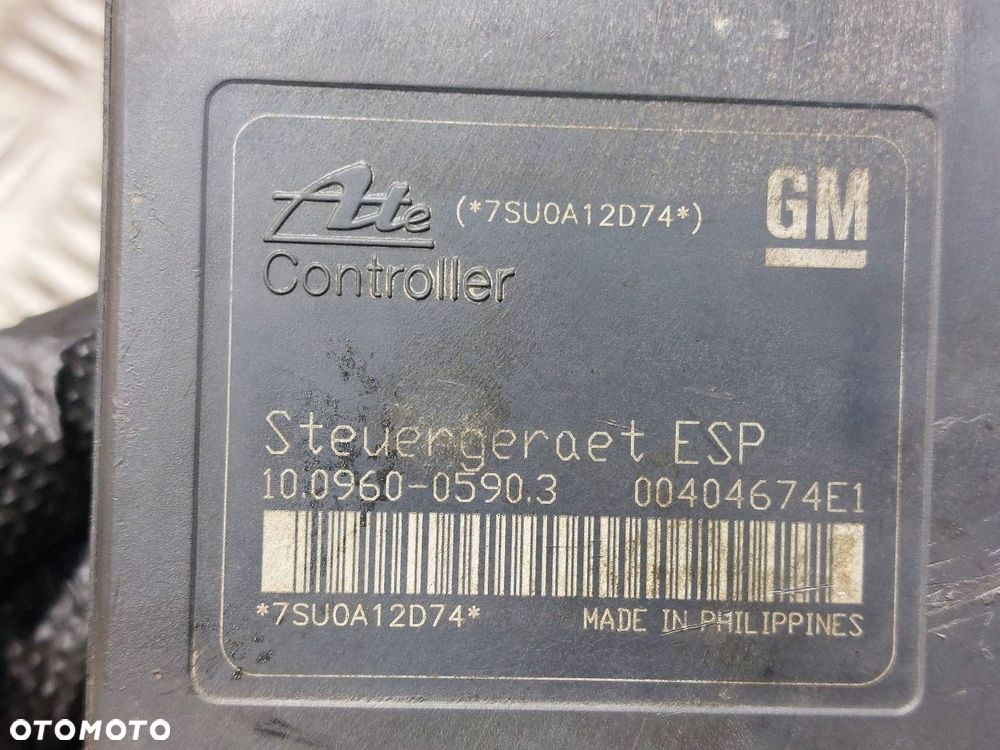 POMPA STEROWNIK ABS OPEL ZAFIRA B 13244860 - 4