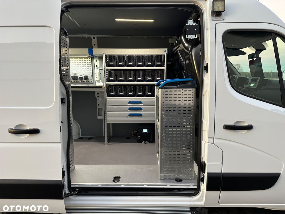 Renault Master 2.3 DCI SORTIMO Zabudowa Warsztatowa Światłowód SERWIS MOBILNY - 35