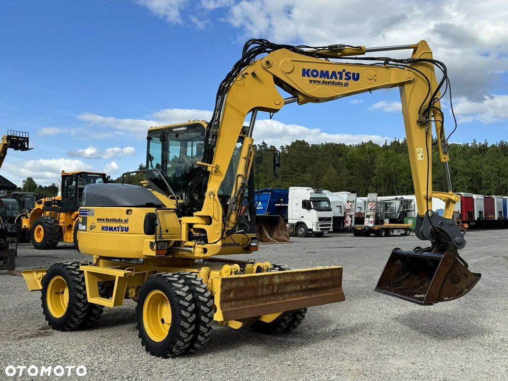 Komatsu PW 98 MR 8 Pług + Podpory 10ton Szybkozłącze - 3