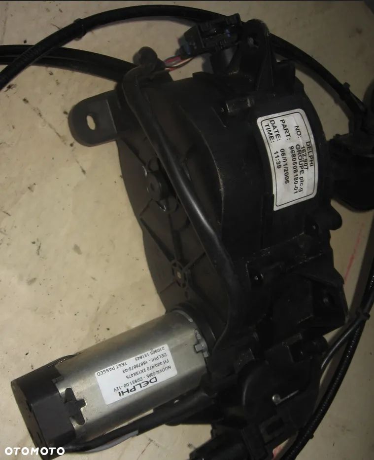 mechanizm linki lewy drzwi odsuwanych PEUGEOT 1007 - 4