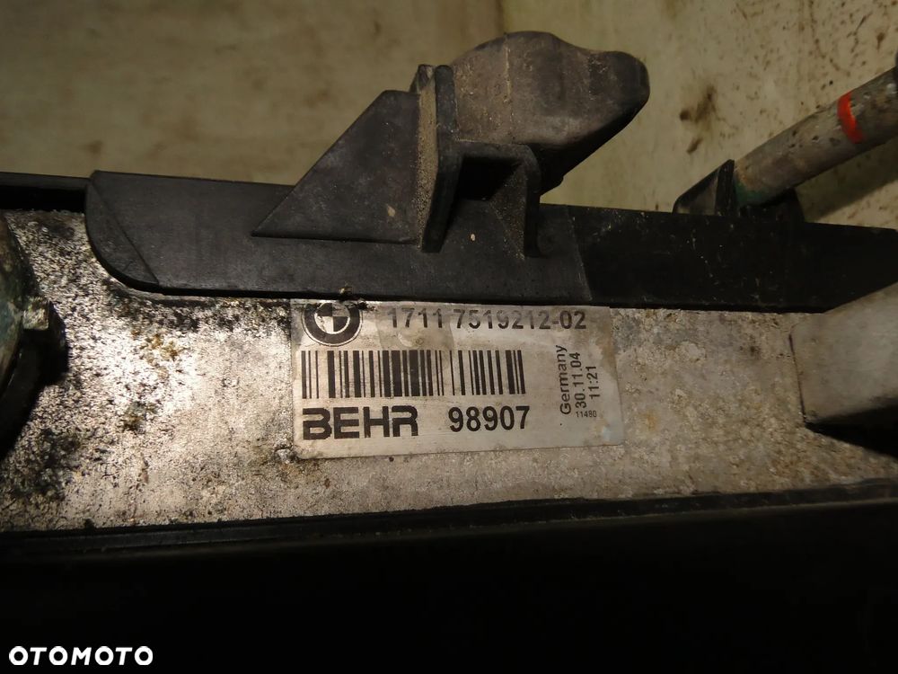BMW 5 E60 E61 CHŁODNICA WODY KLIMATYZACJI OLEJU WENTYLATOR 2.0B EUROPA - 11