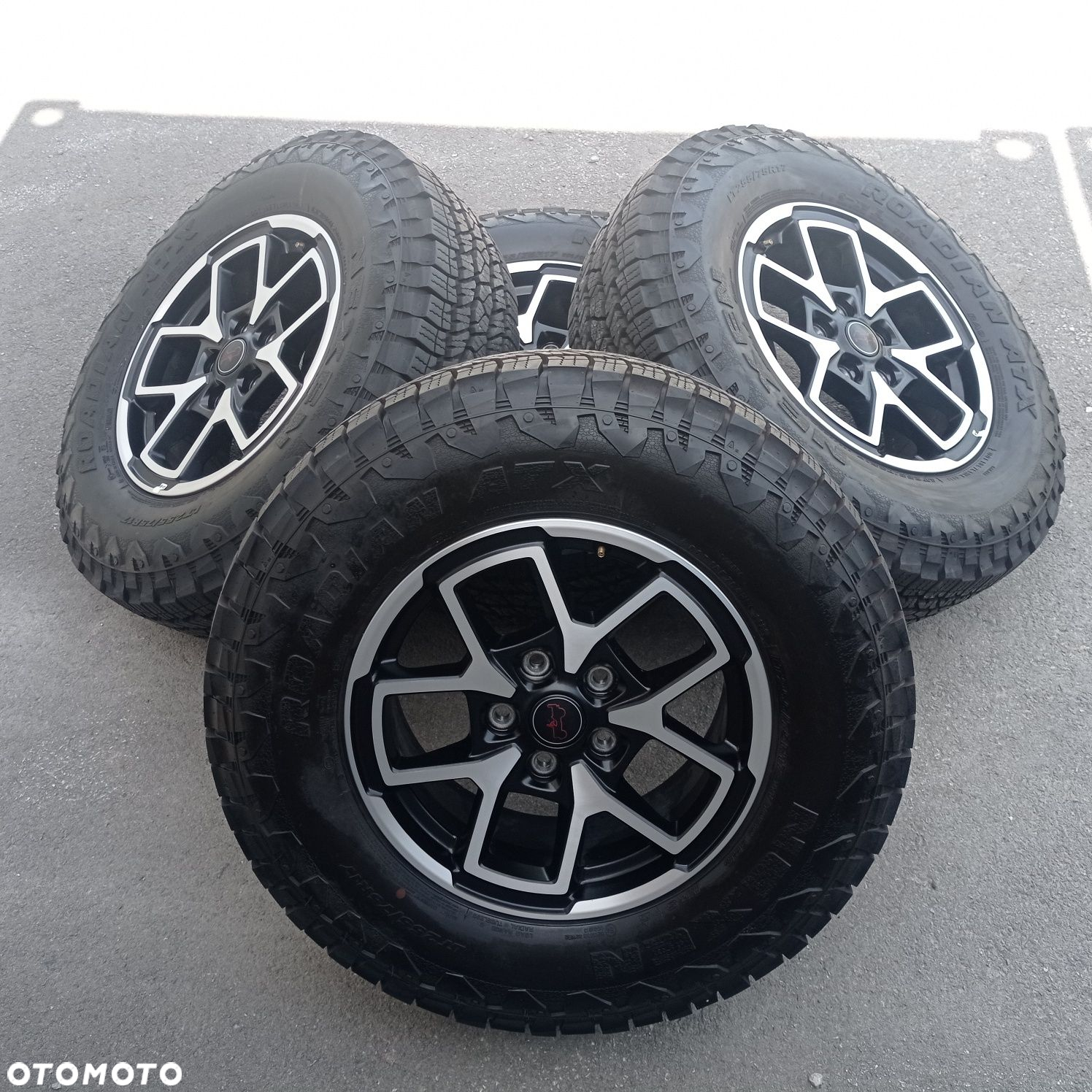 5x127 Jeep Wrangler LJ Rubicon koła demo jak nowe 255/75r17 - 2