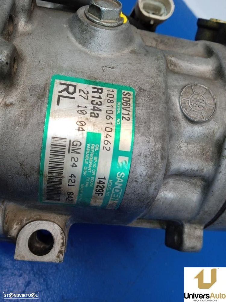 COMPRESSOR AR CONDICIONADO OPEL MERIVA A LIMUSINA 2005 -10810610462 - 4