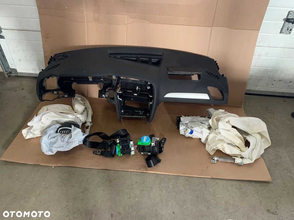 Konsola poduszki pasy AIRBAG zestaw do regeneracji Audi A4 B8 - 1