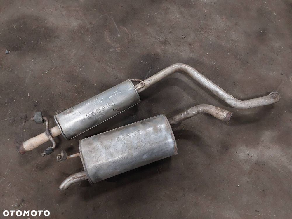 TŁUMIK WYDECH KOŃCOWY + ŚRODKOWY TOYOTA YARIS I 1.3 16V - 1