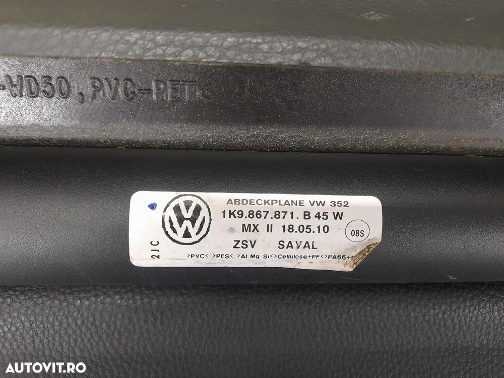 Rulou portbagaj 1K9867871B Volkswagen VW Golf 6 [2008 - 2015] 1.6 tdi - 2