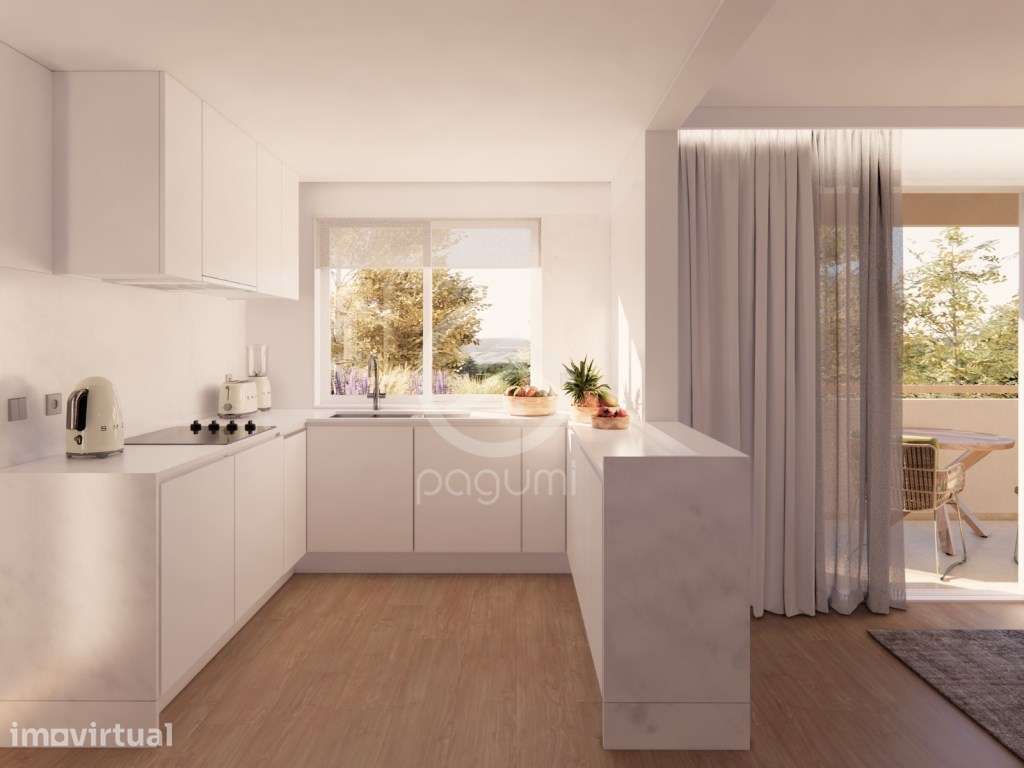 Apartamento T2 Rio Tinto - Varanda, Piscina e Jardim em Condomínio ... - Grande imagem: 2/24