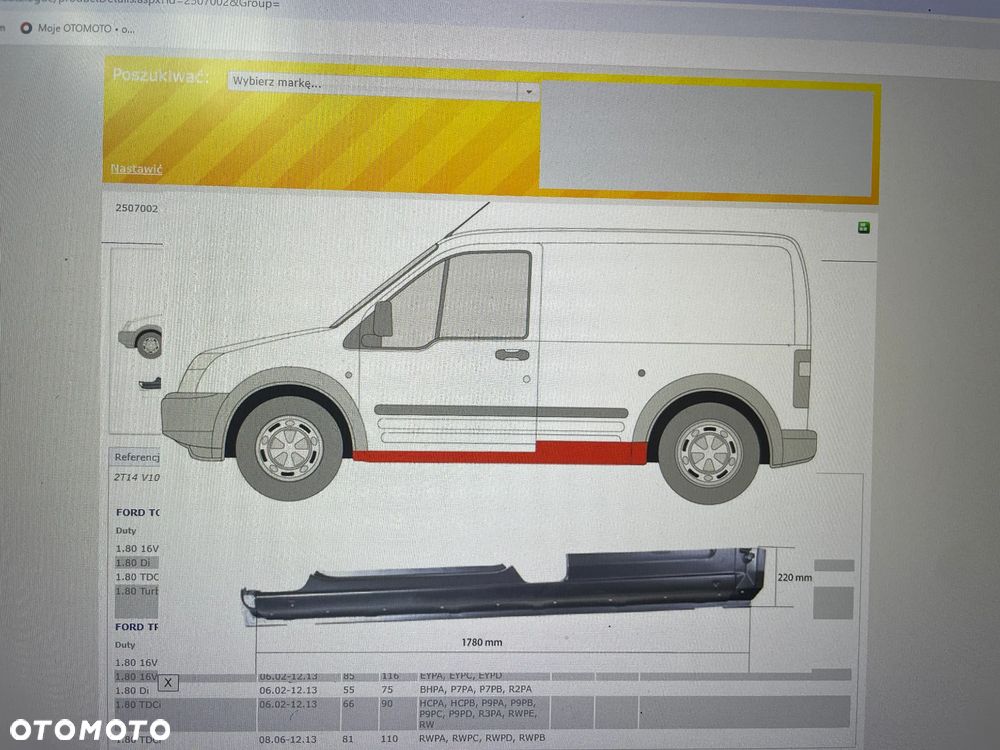 PRÓG PRAWY FORD CONNECT 2002-2013 - NOWY 2d - 5
