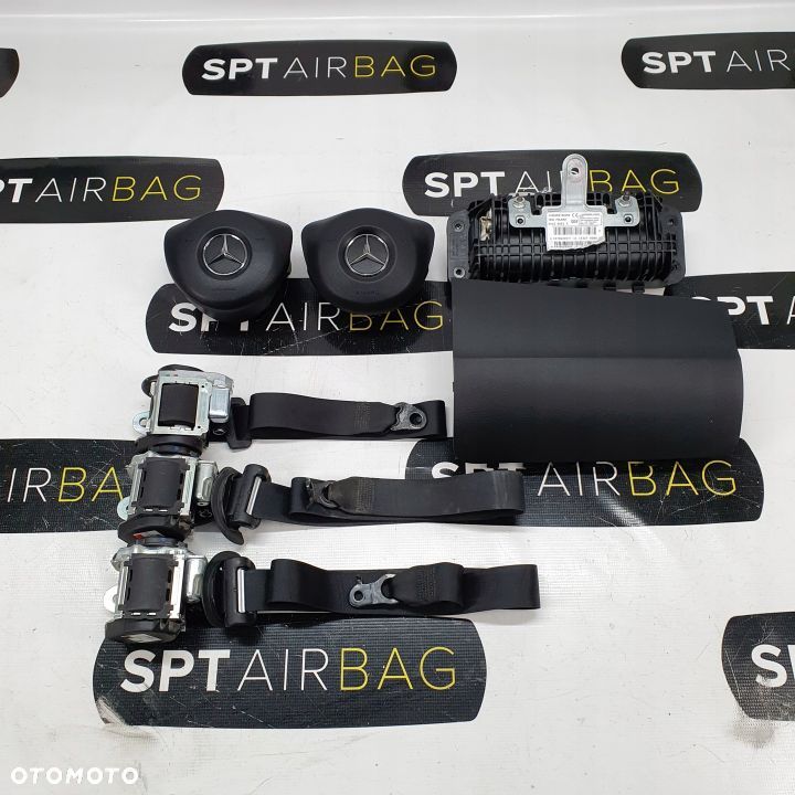 MERCEDES VITO W447 ZAŚLEPKA PODUSZKI AIRBAG AIR BAG PASY KIT SET - 1