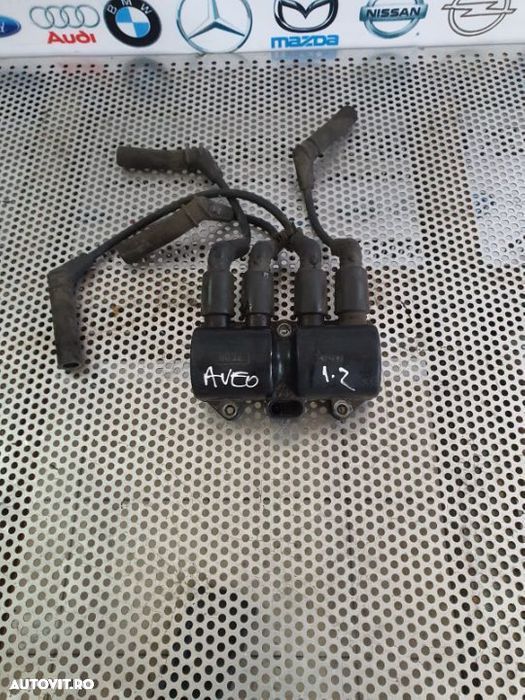 Bobina Inductie Cu Fise Chevrole Aveo 1.2 Benzina 2004/2009 Bobina Inductie Cu Fise Chevrole Aveo 1 - 2