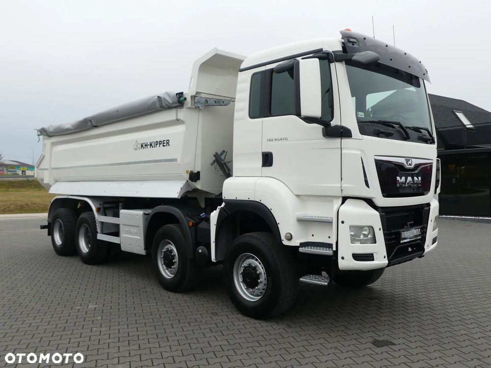 MAN TGS 41.470 / 8x8 / WYWROTKA KH-KIPPER / MANUAL / NISKI PRZEBIEG / - 11