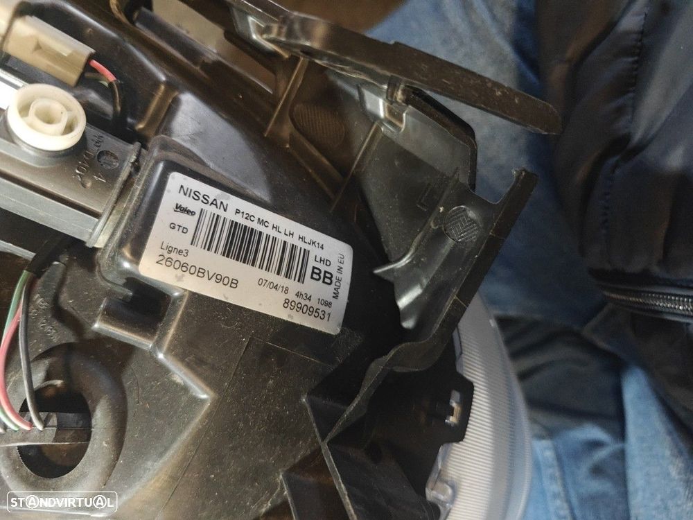 Farol Frente Esquerdo / Otica Esquerda Nissan Juke (F15)  89909531 Val - 8