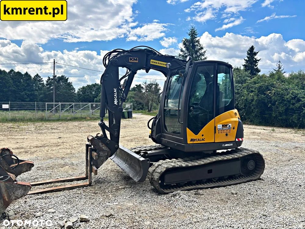 Mecalac 8 MCR MINI-KOPARKA 2012R. | MECALAC 6 MCR, JCB 8065 8080 8085 85 Z VOLVO ECR 88, CAT 308, 307 , BOBCAT 80 KOMATSU PC 88 - 21
