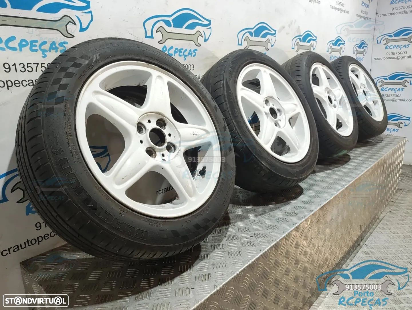 Conjunto Jantes 16" Mini - 6.5J | ET48 | 4x100 - Originais | Jante | 6769410 | 6769409 | 195 55 16 | 4 x 100 | 16 Polegadas | Original | R53 | R55 | R50 | R56 | R57 | R58 | R59 | R60 | Clubman | Cabrio | Roadster | Coupe - 1