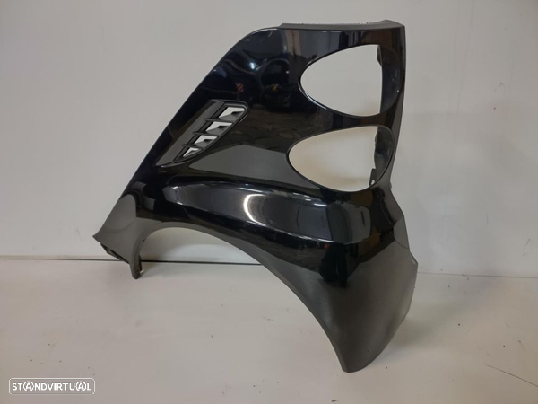 Guarda Lamas Traseiro Esq Plástico Preto Smart Fortwo 3G 451