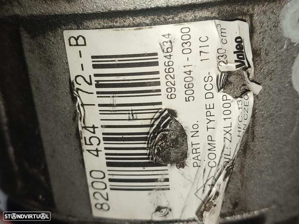 COMPRESSOR DE AR CONDICIONADO RENAULT TRAFIC II FURGÓN - 1