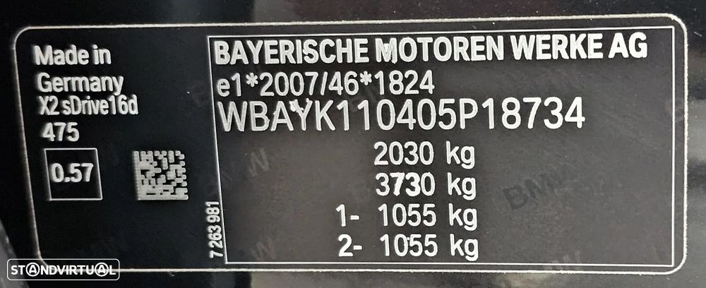 BMW X2 16 d sDrive Auto - 11