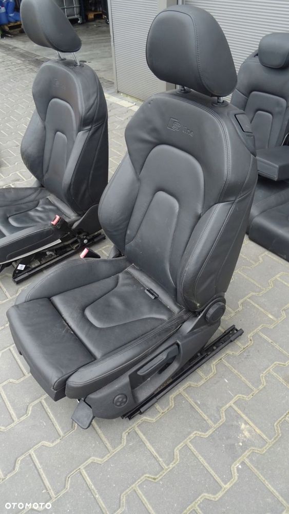 kpl fotele fotel kanapa skóra audi a5 8t coupe 3d s-line - 5