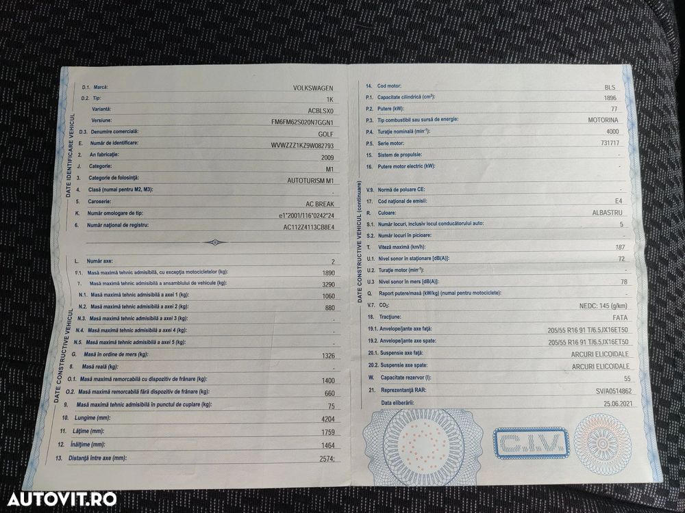VOLKSWAGEN Golf 2009 — imagine 8