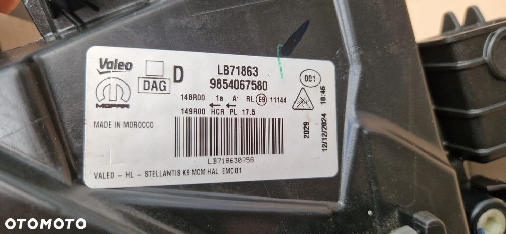 CITROEN BERLINGO FIAT DOBLO III OPEL COMBO IV LIFT 24- LAMPA HALOGEN PRAWA - 5
