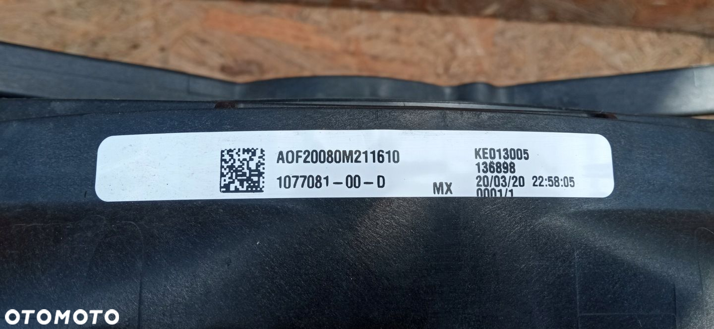 TESLA MODEL 3 KOMPLET CHŁODNIC WIATRAK KIEROWNICA POWIETRZA 1103545-00-A - 16