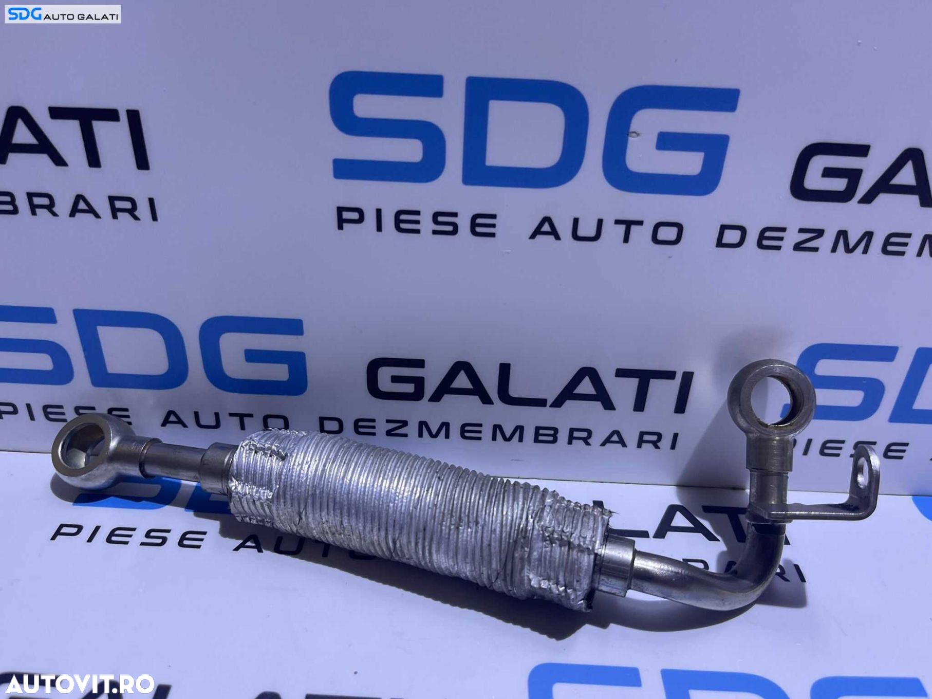Furtun Teava Conducta Apa Antigel Turbo Turbina Turbosuflanta Volkswagen Golf 4 1.8 T AGU AUM AUQ 1998 - 2006 Cod 06A121497 - 1