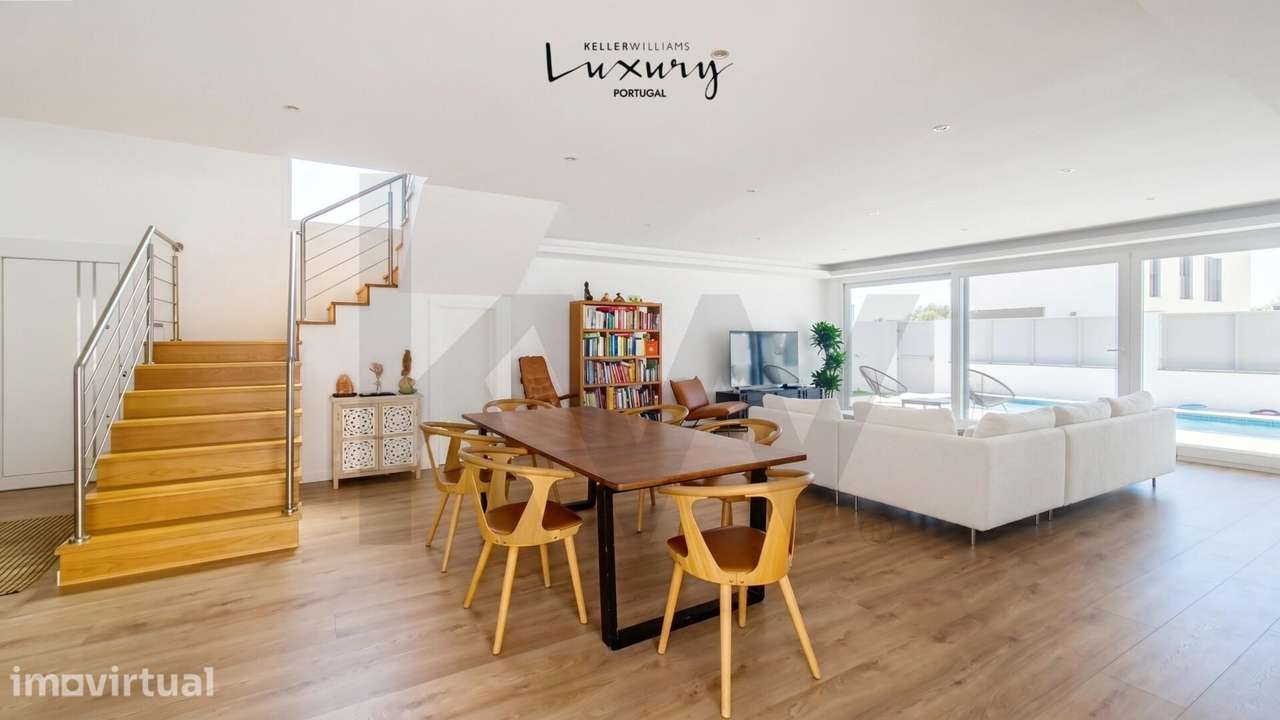 Moradia Contemporânea T4 com Piscina e Classe A+ no Zambujeiro, Cascai - Grande imagem: 5/38