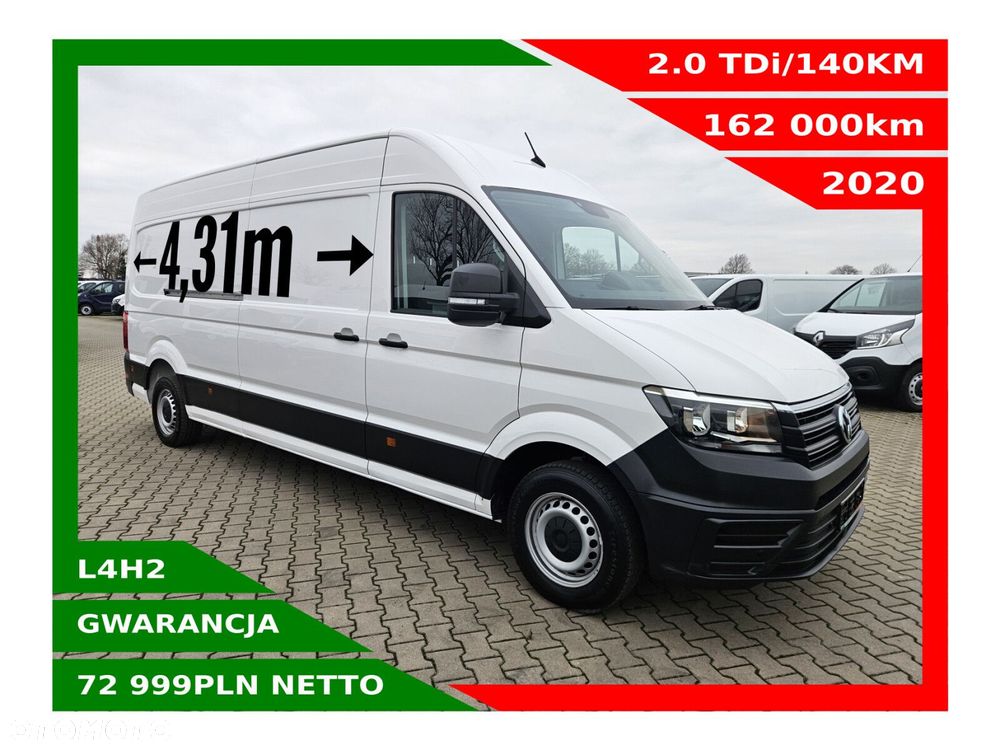 Volkswagen Crafter L4H2 *72999zł NETTO* 2.0TDi/140KM - 1