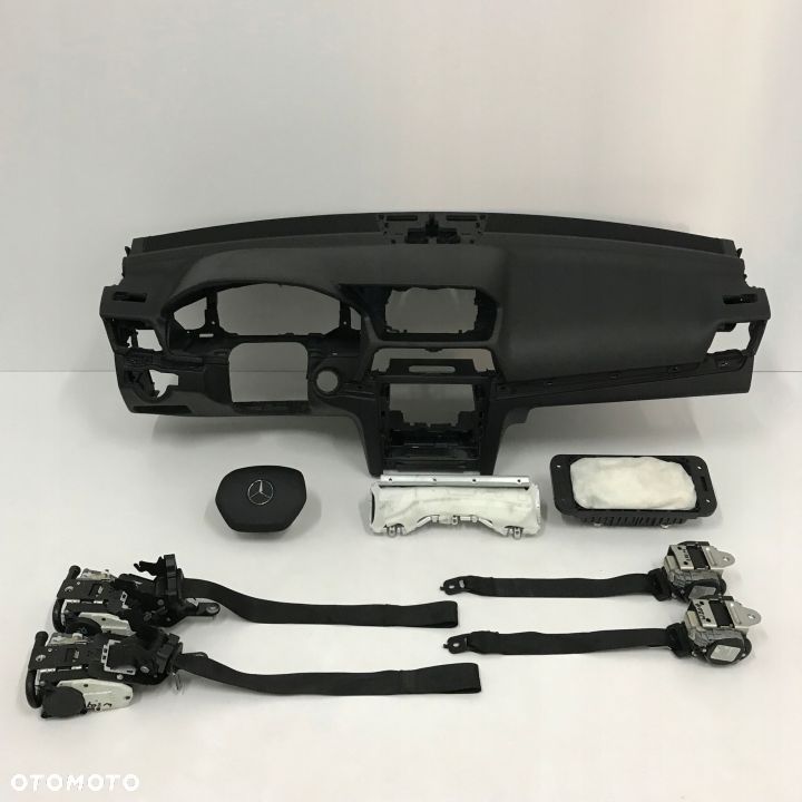 MERCEDES W207 KONSOLA DESKA AIRBAG PODUSZKI PASY - 1