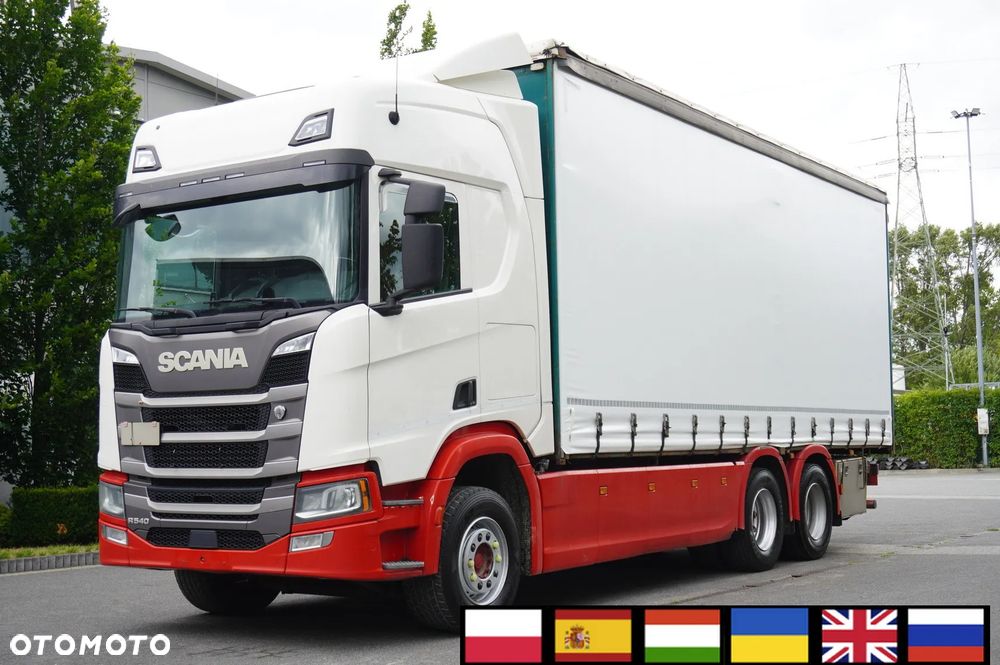 Scania R540 6x2 / Firanka 19 EPAL / Ładowność 16 t / DMC 68 t - 1