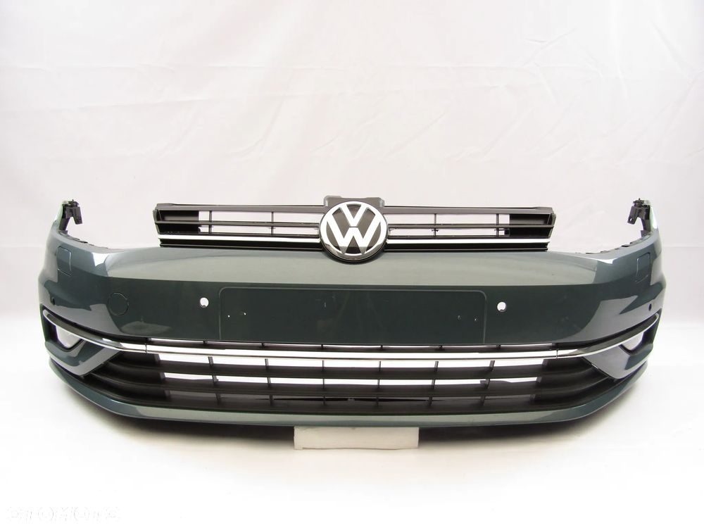 Zderzak przedni VW Golf 7 17 - 20 Sprysk. / Pdc-6 Lakier LR5Q - 6