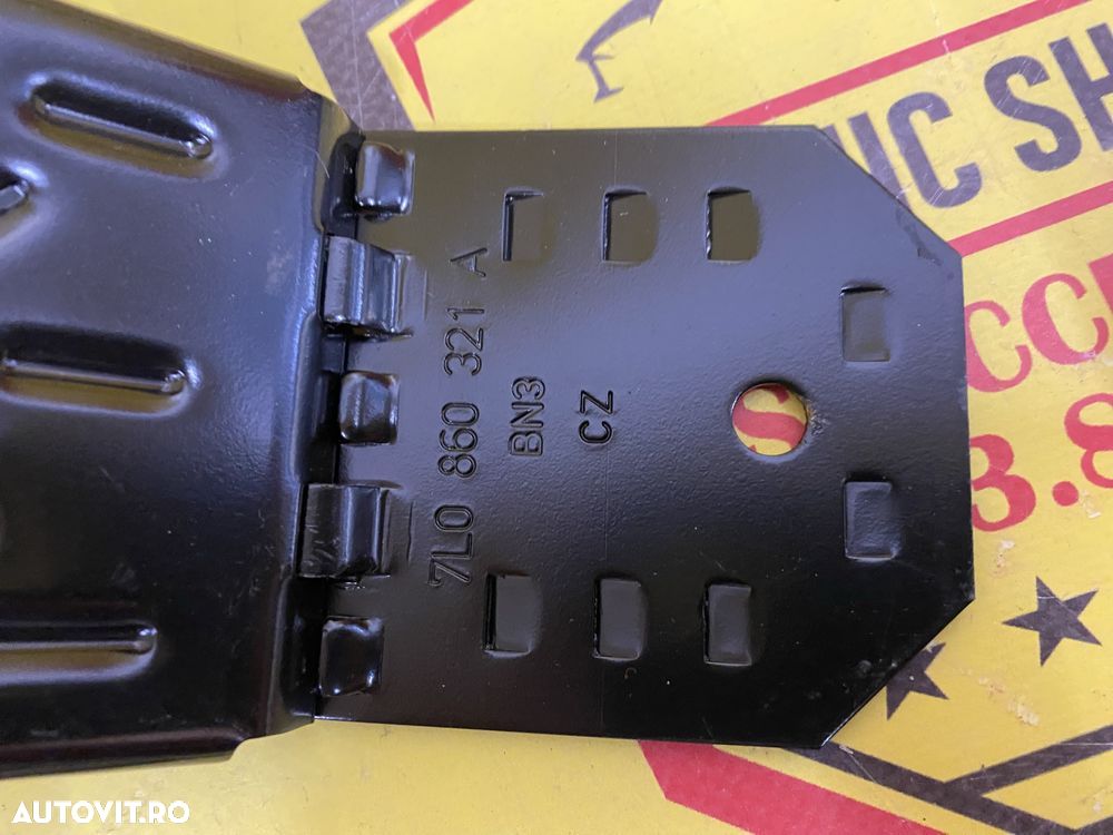 Set 2 cala metalice opritor piedica roata pliabil oem Vw 7L0860321A - 8