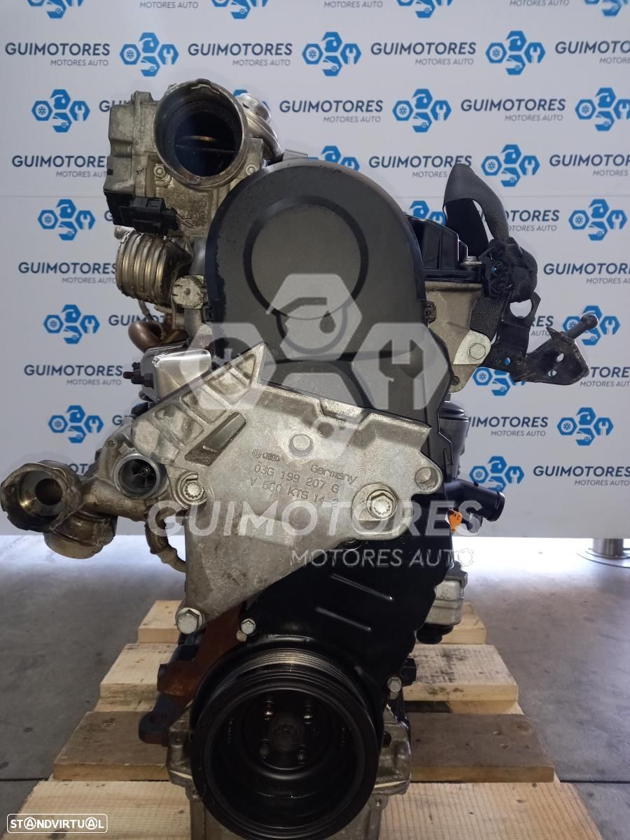 MOTOR VOLKSWAGEN GOLF V 1.9TDI PD 105CV, REF: BXE - 1