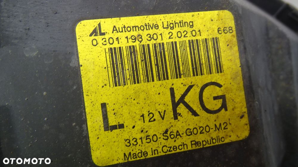 LAMPA LEWA PRZEDNIA HONDA CIVIC VII  0301193301 - 8
