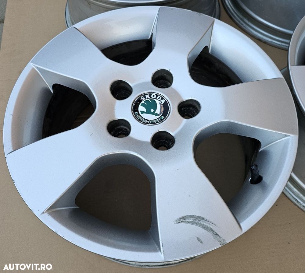 Jante Aliaj 15” 5x112-VwPassat/Golf5,SkodaOctavia,AudiA4/A3,SeatAltea - 6