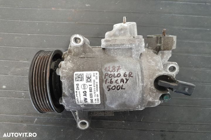 Compresor AC 5N0820803E 5N0820803E Volkswagen VW Polo 5 6R [2009 - 20 - 1