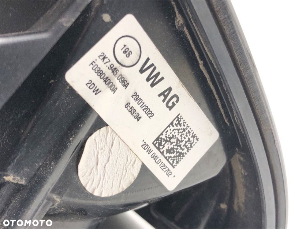 LAMPA PRAWY TYŁ  VW CADDY V Nadwozie pełne/minivan (SBA, SBH) 2020 - 2022 2.0 TDi BMT 90 kW [122 - 4