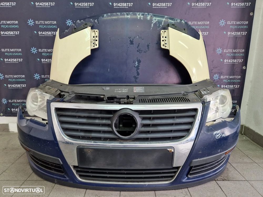 Frente completa usada VW PASSAT B6 2.0 TDI capot parachoques oticas guardalamas - 3
