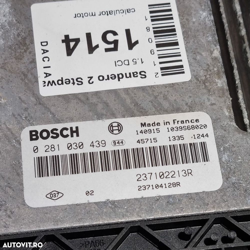 Calculator motor Dacia Sandero 2 Stepway 1.5 DCI 2012 - 2016 90CP Manuala K9K Euro5 ... - 5
