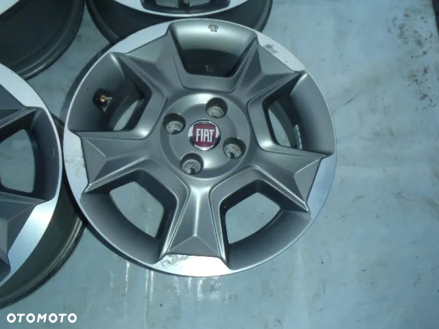 felga felgi alufelga alufelgi alu felgi fiat 500 punto grande punto evo fiorino Qubo nemo bipper doblo albea multipla palio 15 4x98 52029152 et44 + 4 opony zima sava w cenie 195/65/15 - 7