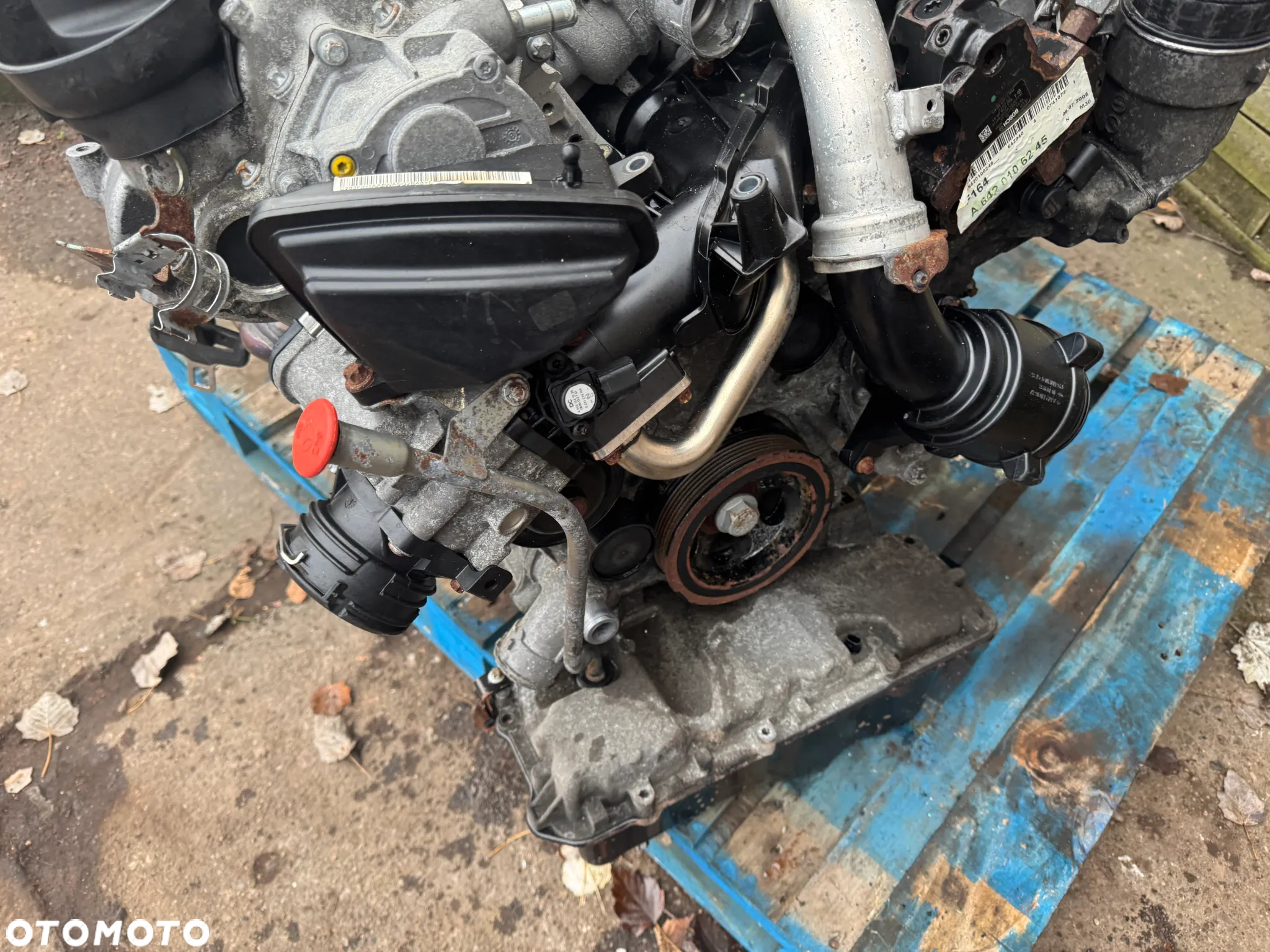 silnik om 642950 642 950 3.0 crd Mercedes ML kompletny 163 tys - 4